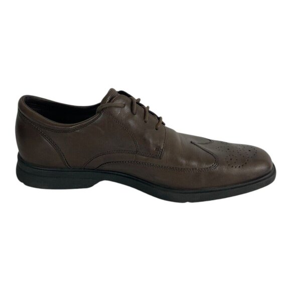 Rockport Wing Tip Mens Dress Shoe Size 11.5 Brown Leather Lace Up Comfort main image 8